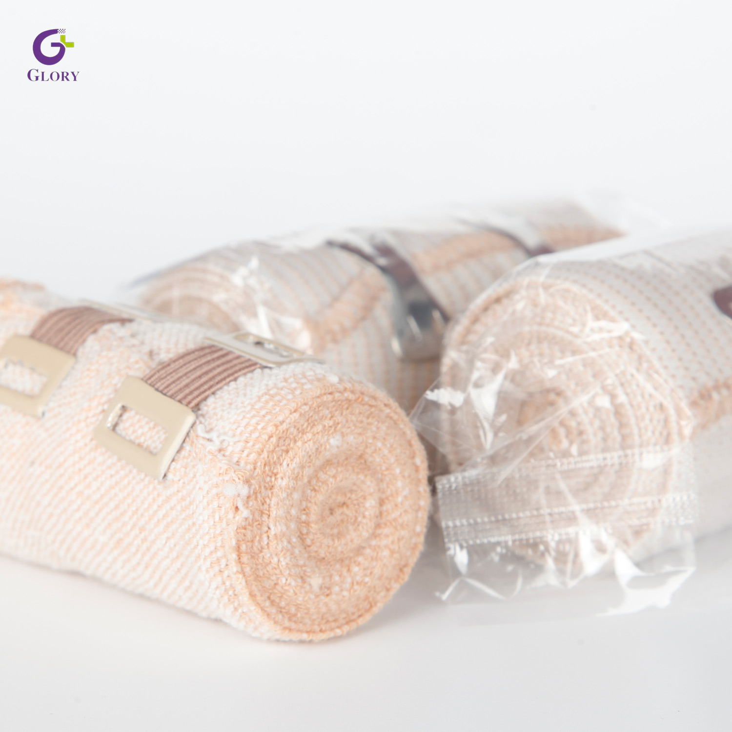 ضمادة مرنة عادية من ألياف لدنة طبية 