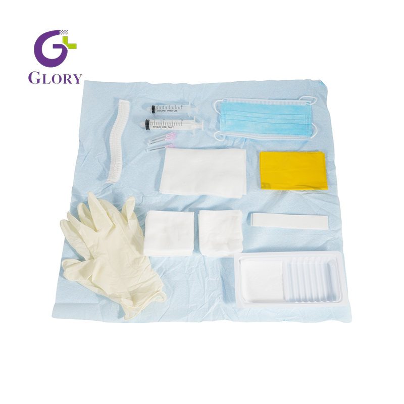 مجموعة تضميد علاج الجروح الطبية القابل للتصرف مجموعة تضميد غير منسوجة