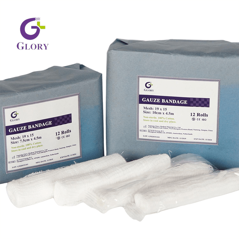 تضميد الجروح بضمادة شاش ناعمة