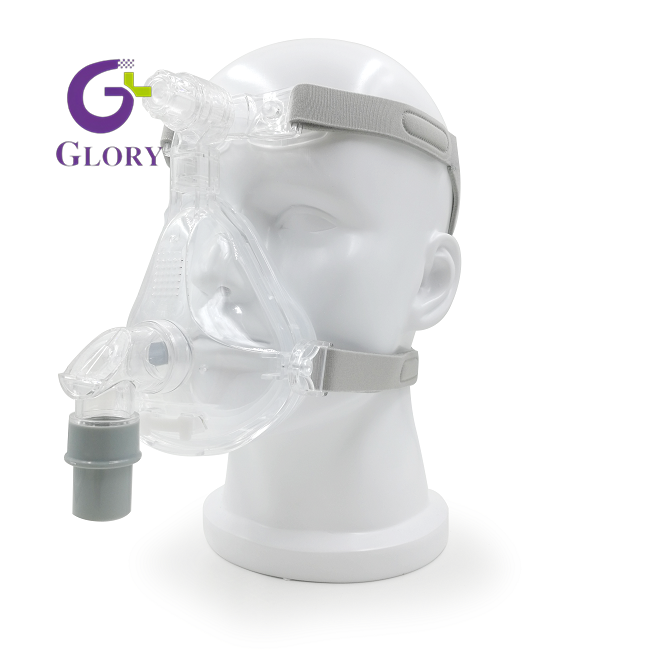 قناع CPAP، قناع طبي مريح للأنف لكامل الوجه، قناع CPAP مقاوم للتسرب وقابل للتعديل لتوقف التنفس أثناء النوم، قناع وسادة فائق النعومة لعلاج التنفس أثناء النوم