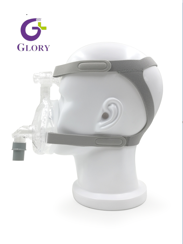 قناع CPAP، قناع طبي مريح للأنف لكامل الوجه، قناع CPAP مقاوم للتسرب وقابل للتعديل لتوقف التنفس أثناء النوم، قناع وسادة فائق النعومة لعلاج التنفس أثناء النوم
